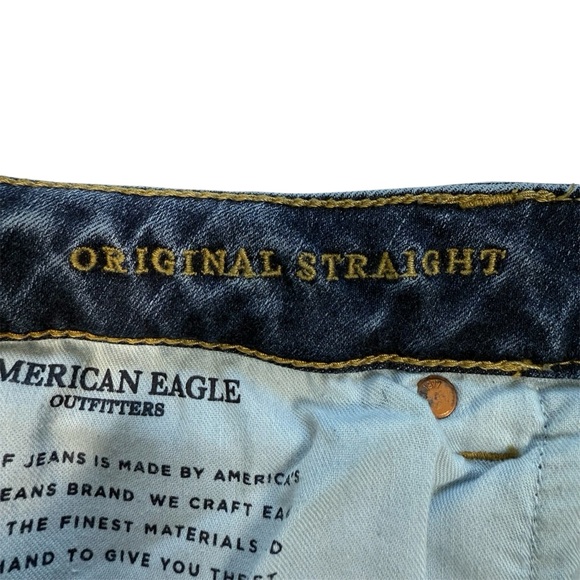 AE Men’s Original Straight Jeans - Picture 4 of 7